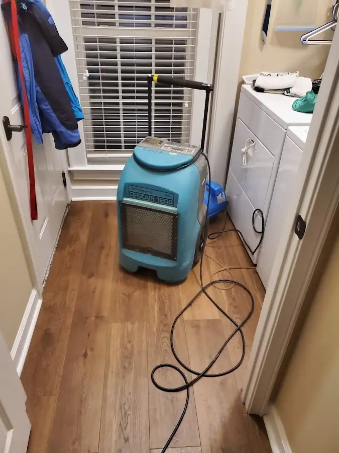 Commercial dehumidifier deployed for Flood Damage Cleanup in Jupiter
