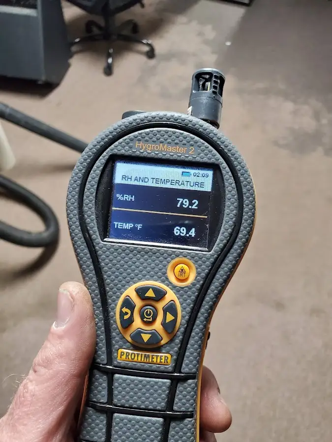 Moisture meter humidity assessment for Fire & Smoke Damage Restoration in Jupiter