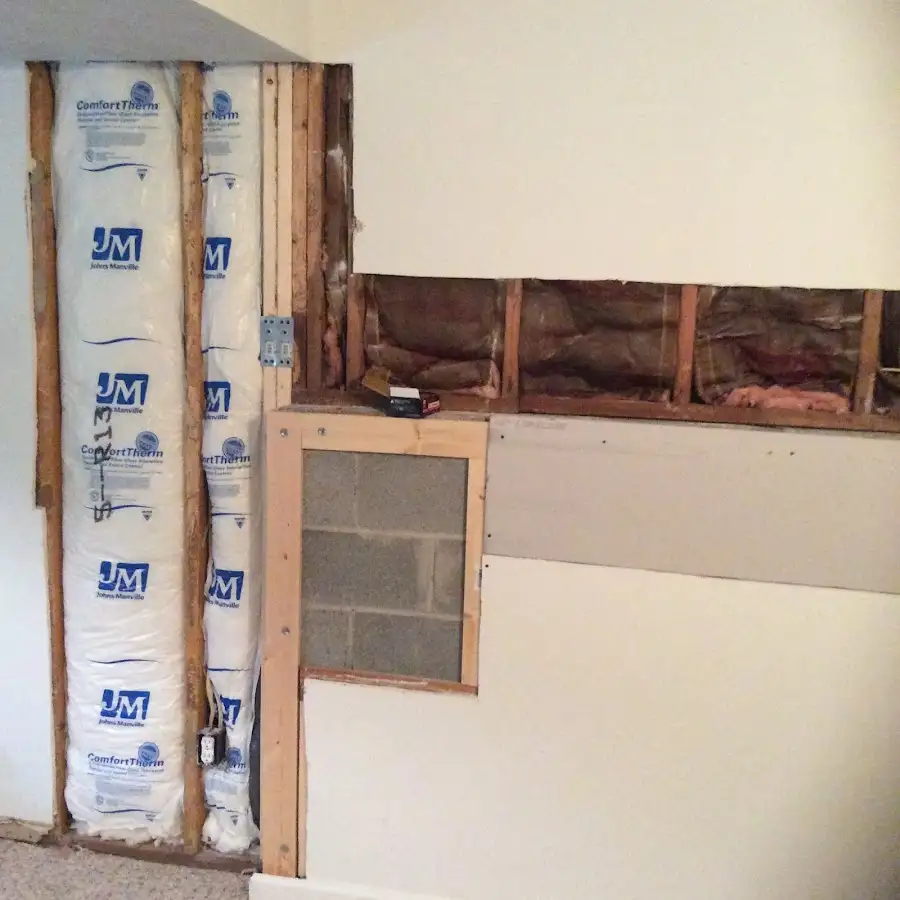 Wall insulation replacement during Structural Drying in Jupiter